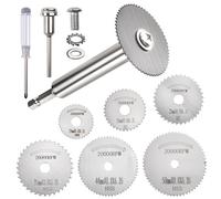 SPEEDWOX Inside Pipe Cutter for PVC & Plastic Pipe Tool Set 6 Pcs Saw Blades & 1/4" Hex Shank Plumbing Internal Plastic ABS Pipe Cutter Set for Impact Drill, Internal Plumbing Cutter Kit