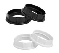 SPEEDWOX Light Socket Shade Rings Aluminum Threaded Lamp Shade Ring for Medium Base E26 Sockets Retaining for Light Fixtures with Diameter of 1-1/2 Inches Lamp Parts for Repair