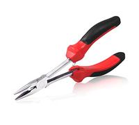 SPEEDWOX Long Reach Long Nose Pliers, 6 Inches Mini Wire Cutter with High Leverage TPR Handles, Jewelry Making Pliers for Hard to Reach Narrow Spaces Reduce Efforts