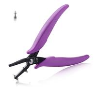 SPEEDWOX Metal Hole Punch Pliers 1.5mm Round Hole Punch Pliers For Sheet Metal Long Jaw Single Hole Puncher Jewelry Pliers Earring Hole Punch Precision Jewelry Making Tool Craft Beading Hobby