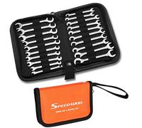 SPEEDWOX Mini Double Open End Wrench Set 4mm-11mm & 5/32"-7/16" 20pcs