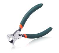 SPEEDWOX Mini End Cutting Pliers, 4.5" End Nipper with PVC Handles, Nail Puller Tool for Installing Carpenters Construction Floor