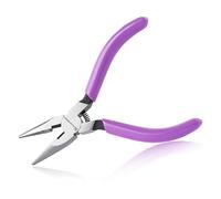SPEEDWOX Mini Long Nose Pliers with Serrated Jaw and Chain Nose Pliers for Jewelry Making, Beading Hobby Craft DIY