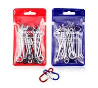 SPEEDWOX Mini Wrench Set 4mm-11mm & 5/32"-7/16" Open and Box End Wrench Set