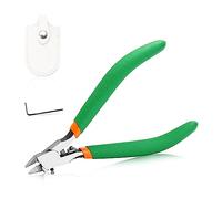 SPEEDWOX Model Nipper Single Blade Nipper for Model Building Sharp Pointed Side Cutter with Ultra-Thin Single-Edge and Leather Cover Plastic Models Nipper for Gundam Building Repairing and Fixing
