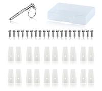 SPEEDWOX Nylon Flat Nose Pliers - Replacement with Screw Tips, Making Metal Forming Wiring Tool