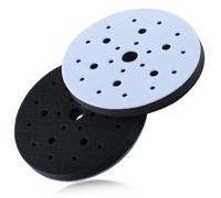 SPEEDWOX Soft Interface Pad 6 Inch 25 Holes Hook and Loop Sponge Cushion Buffer Backing Pad Sanding StickFix Interface Pad Abrasive Net Sander Pad for Sander Automotive Woodworking Polishing