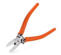 SPEEDWOX Wire Cutters 15 Angled Flush Cutters for Electronic Component Ultra-Sharp Diagonal Cutters Side Cutting Pliers Wire Snips for Jewelry Making Cutting Soft Wires, Electronics Zip TES, Plastic