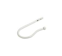 SPEEDY County Metal Voile Curtain Holdback Arms, Cream, 2 Pack