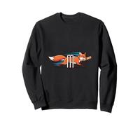 Speedy Fox Cricket Batsman Stumps Run Out Sweatshirt