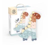 SPEEDY MONKEY 3D Dinosaur Puzzle, Wooden Jigsaw Toy for Toddlers, Kids Gift