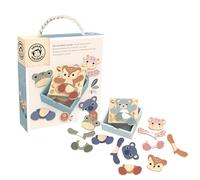 Speedy Monkey Mix and Match Wooden Puzzle Game, Toddlers 24m+, Kids Gift