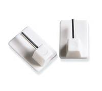 Speedy Network Stick on Hooks, White, 2 Pack