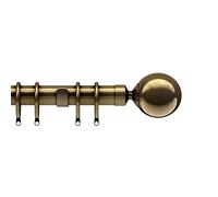 SPEEDY Nikola Fixed Pole Set, Antique Brass, 200 cm, 28 mm