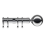 SPEEDY Nikola Fixed Pole Set, Chrome, 125 cm, 28 mm