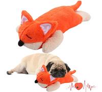 Speedy Panther Heartbeat Toy for Puppy, Puppy Toy with Heartbeat, Dog Training Toy for Separation Anxiety Relief, Behavioral Aid for Pets (Fox)