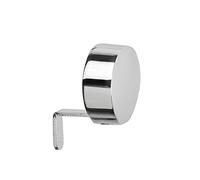 SPEEDY Poles Apart 28mm End Cap Curtain Pole Finials, Chrome, 2 Pack