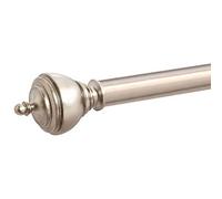 Speedy Poles Apart 28mm Eyelet Curtain Pole, Satin Silver, 200 Cm