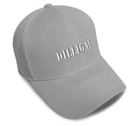 Speedy Pros Baseball Cap Dilligaf Letters Acrylic Dad Hats for Men & Women, Gray, One size