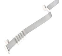 Speedy Streamline Aluminium Curtain Track Set, White, 240 Cm
