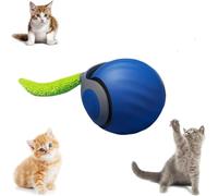 Speedy Tail 2.0 Interactive Cat Ball Toys- Automatic Movement/Bounce/Rolling Pet Balls, USB Rechargeable Interactive Dog Ball - Suitable for Kitten &Puppy (Blue)