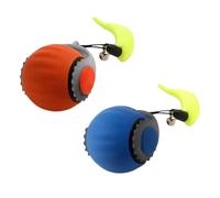 Speedy Tail 2.0 Interactive Cat Toy, Automatic Moving Smart Ball | Two speeds, one-touch smart mode. 90 mins USB playtime. Durable ABS ball with replaceable tail for endless fun.