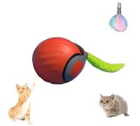 Speedy Tail 2.0, Speedy Tail 2.0 Cat Toy, Generation Interactive Cat Toy, USB Rechargeable Smart Cat Toys Ball, Two Speed Adjustment, with Replacement Tail , Relieve Anxiety, Keep Cat Active (Orange)