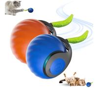Speedy Tail 2.0,Speedy Tail Cat Toy,Interactive Cat Toy for Indoor Cats,Automatic Moving Cat Toy Ball,USB Rechargeable Irregular Moving Toys,Two Speed Adjustment,with Replacement Tail (orange)