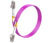 SpeedyCables OM4 LC to LC Fiber Patch Cable 75m/246ft, 40G/100Gb 50/125um Multimode Duplex Fiber Optic Patch Cord LSZH(Magenta), Length Option:0.2m-200m