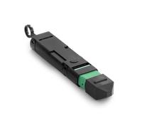 SpeedyFiber 12-Fiber MTP Male Single-Mode Loopback Module, Green APC, 40G 100G QSFP+ Testing
