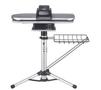 Speedypress PSP202S Silver Steam Ironing Press with Telescopic Height-Adjustable Stand - 64cm x 27cm; 1,400watt (+ FREE Replacement Cover & Foam Underfelt - RRP £39.00!)