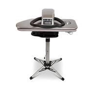 Speedypress SteamRise 8000 Heavy Duty Steam Ironing Press | 81cm Pressing Surface | Bottom-Up Steam Technology | Free Iron Attachment + Anti-Scale Filter | With Stand | 2200S | Silver