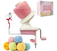 SPEENSUN Yarn Winder | Yarn Ball Winder | Easy-Fit ABS Yarn Cake Winder for Knitting & Crochet, Quiet Operation Creates Neat Yarn Cakes(3.5 oz)- Essential Tool for Knitting Enthusiasts