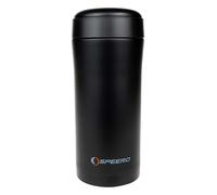 SPEERO 330ml Travel Mug - Leakproof Stainless Steel Thermal Mug - Insulated Coffee Cup with Lid Keeps Hot 6hrs, Cold 12hrs - Black