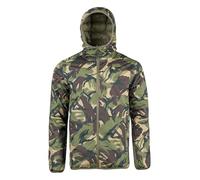 SPEERO Men’s Hooded Reversible Waterproof Jacket - 3-Layer Design, Breatha-Tex Waterproof, Breathable, 200g/m² Insulated, 2 Pockets, Stormproof Zip for Hiking, Walking, Hunting - DPM, M