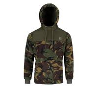 SPEERO Men’s Sherpa Fleece Hoodie Gen 2 - Deep Pile 300g Warm Pullover with Adjustable Hood, Reinforced Shoulder & Elbow Patches, Zipped Pockets for Outdoor, Casual Wear - DPM, L