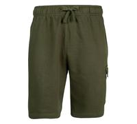 SPEERO Mens Cargo Shorts Green, Durable Cotton Blend Shorts with Elastic Waistband, Adjustable Drawstring and Multiple Pockets - Ideal for Outdoor Adventures & Casual Everyday Wear