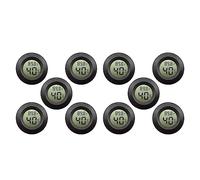 Speesy 10-Pack Hygrometer Thermometer Digital LCD Monitor Humidity Meter Gauge for Humidifiers Dehumidifiers