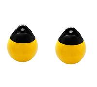 Speesy 2X Heavy Duty PVC Boat Ball Round Anchor Buoy Dock Bumper Ball Inflatable Protection Marine Mooring Buoy Yellow