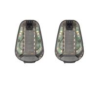 Speesy 2X Helmet Survival Beacon Light Helmet Strobe Light Survival IR Flashlight Signal Light with Tape D