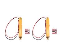 Speesy 2X N20 Electric Full Metal Push Rod Push Rod for Rc Excavator Dump Truck Metal Cylinder with Motor Drive Board -6V