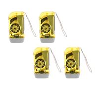 Speesy 4X 3 LED Dynamo Wind Up Flashlight Hand-Pressing Crank No Battery Torch