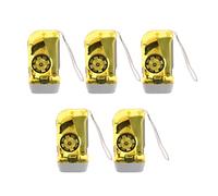 Speesy 5X 3 LED Dynamo Wind Up Flashlight Hand-Pressing Crank No Battery Torch