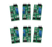 Speesy 6Pcs LM393 3.5-24V Voltage Comparator Module with LED Indicator High Level Output Analog Comparator Control