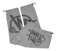 sPeesy Minus Two Cargo Trousers, Unisex Y2K Trousers, Overalls Minus Two Jogging Bottoms, Y2K Cargo Jeans Baggy Pants (Grey, L)