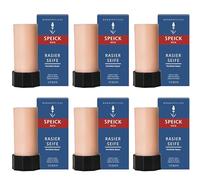 Speick Shaving Soap Stick 50g (Pack of 6), Shaving Stick For men, Normal And Sensitive Skin, Shaving Soap For Men