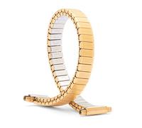 Speidel Women's Twist-O-Flex Expansion Replacement Watch Band Gold Tone Straight End 10-14 mm