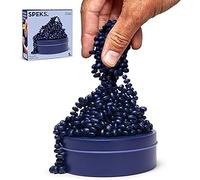 Speks Crags Ferrite Putty, 150+ Ferrite Stones in a Tin, Fidget Toy for Adults & Teens 14+, Desk Toy for Office, Stress Relief Present | Matte Indigo, Small