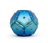 Speks Geode Magnetic Fidget Toy | Sensory Desk Toy for Adults & Teens 14+ | Stress Relief Gift | Sphere, Blue