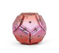 Speks Geode Magnetic Fidget Toy | Sensory Desk Toy for Adults & Teens 14+ | Stress Relief Gift | Sphere, Pink